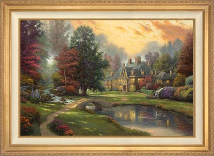 Lakeside Manor, by Thomas Kinkade