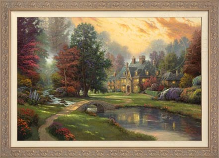 Lakeside Manor, by Thomas Kinkade