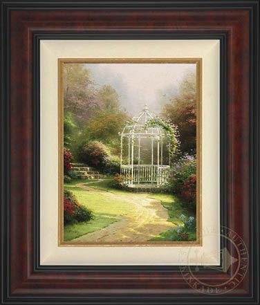 Lilac Gazebo, by Thomas Kinkade
