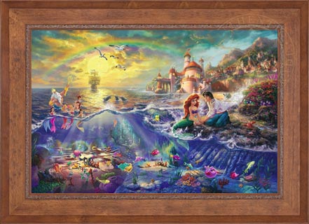 Little Mermaid, The, by Thomas Kinkade