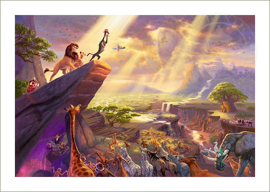 Lion King, The, by Thomas Kinkade