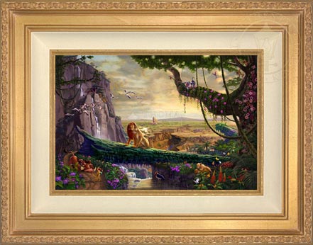Lion King - Return to Pride Rock, by Thomas Kinkade Studios