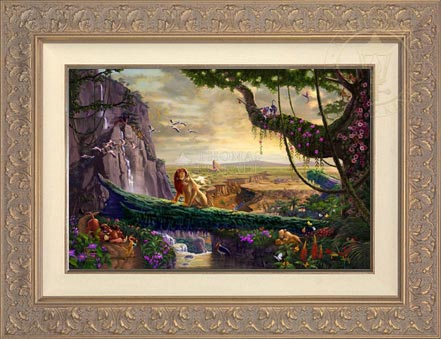 Lion King - Return to Pride Rock, by Thomas Kinkade Studios