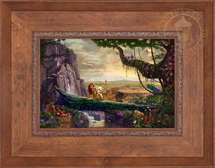 Lion King - Return to Pride Rock, by Thomas Kinkade Studios