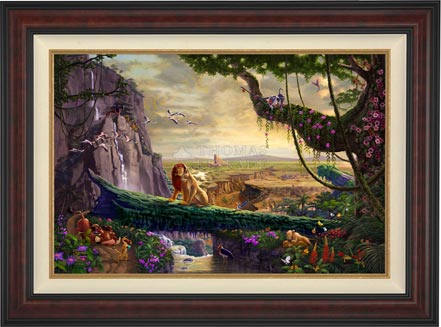 Lion King - Return to Pride Rock, by Thomas Kinkade Studios