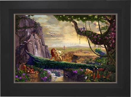 Lion King - Return to Pride Rock, by Thomas Kinkade Studios