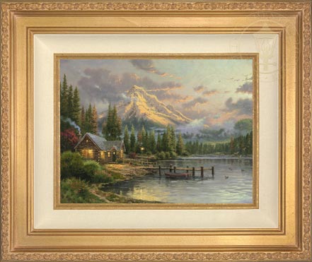 Lakeside Hideaway, by Thomas Kinkade