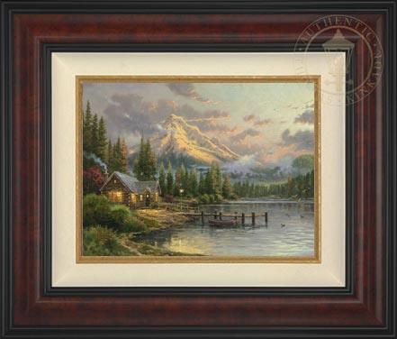 Lakeside Hideaway, by Thomas Kinkade