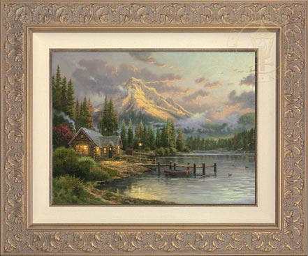 Lakeside Hideaway, by Thomas Kinkade