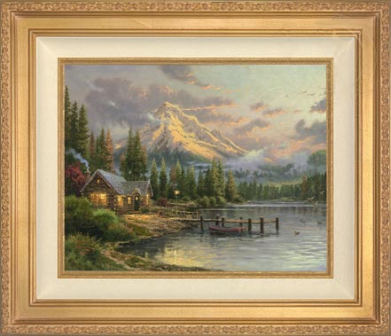 Lakeside Hideaway, by Thomas Kinkade