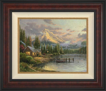 Lakeside Hideaway, by Thomas Kinkade