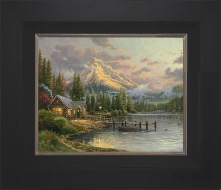 Lakeside Hideaway, by Thomas Kinkade