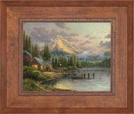 Lakeside Hideaway, by Thomas Kinkade