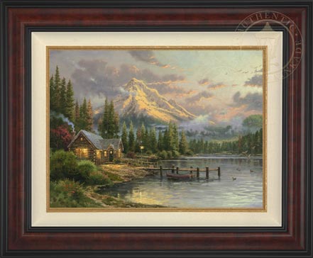 Lakeside Hideaway, by Thomas Kinkade