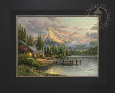 Lakeside Hideaway, by Thomas Kinkade