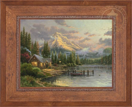 Lakeside Hideaway, by Thomas Kinkade