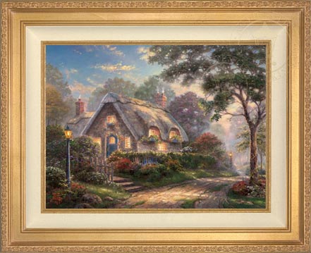 Lovelight Cottage, by Thomas Kinkade Studios