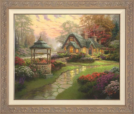 Make a Wish Cottage, by Thomas Kinkade