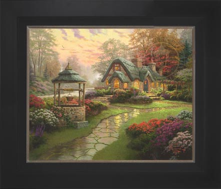 Make a Wish Cottage, by Thomas Kinkade