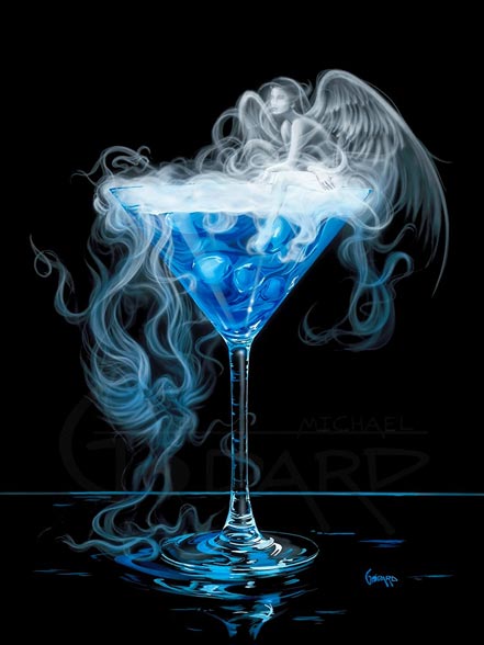 michael godard a drink with the angels