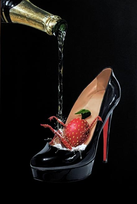 michael godard champagne shoe