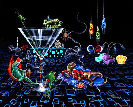 michael godard lounge lizard