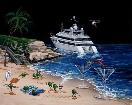 michael godard martini cove