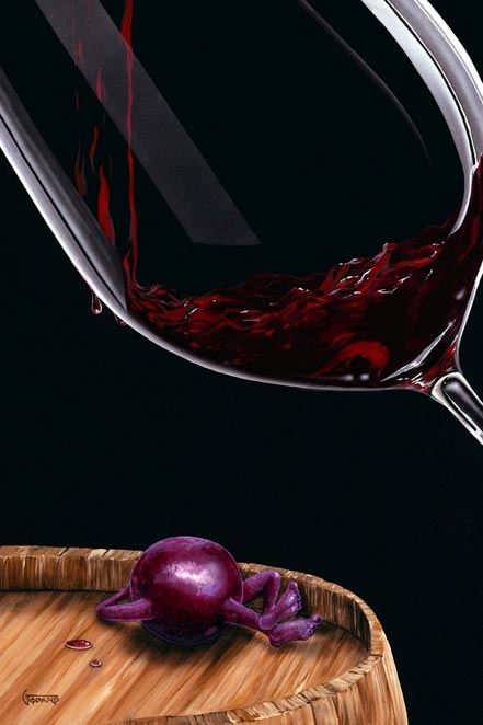 michael godard when grapes dream
