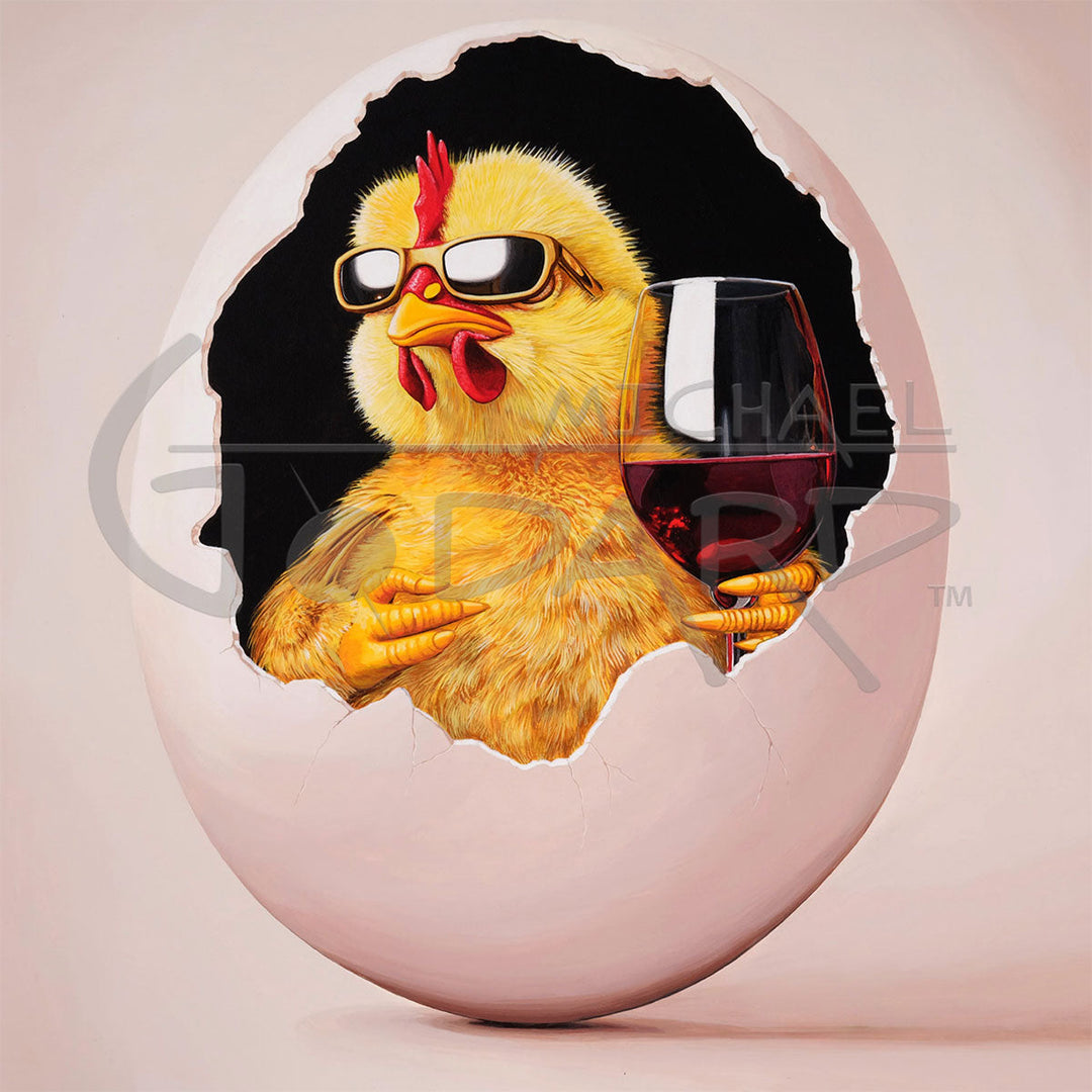 michael godard wine chick