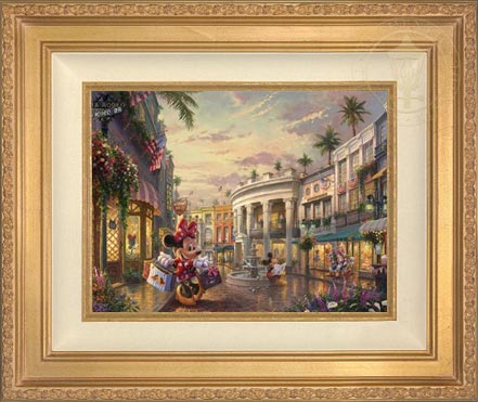 Minnie Rocks the Dots on Rodeo Drive, by Thomas Kinkade Studios