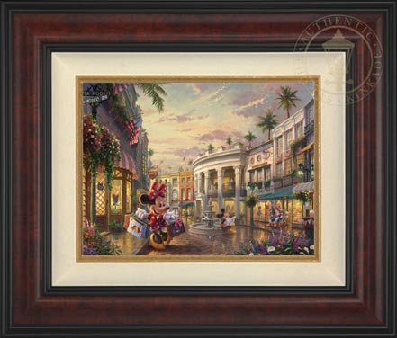 Minnie Rocks the Dots on Rodeo Drive, by Thomas Kinkade Studios
