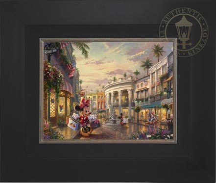 Minnie Rocks the Dots on Rodeo Drive, by Thomas Kinkade Studios