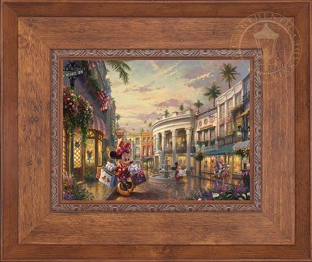 Minnie Rocks the Dots on Rodeo Drive, by Thomas Kinkade Studios
