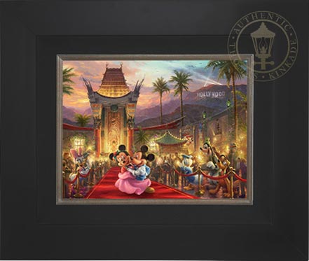 Mickey and Minnie in Hollywood, by Thomas Kinkade Studios