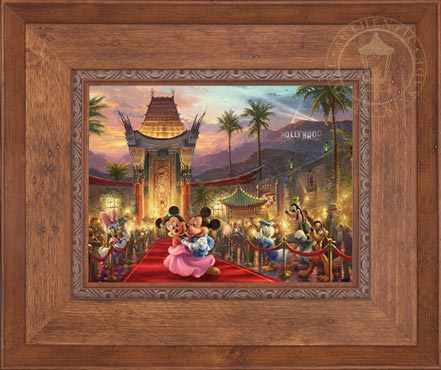 Mickey and Minnie in Hollywood, by Thomas Kinkade Studios