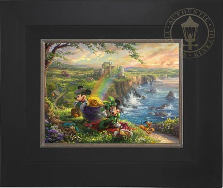 Mickey and Minnie in Ireland, by Thomas Kinkade Studios