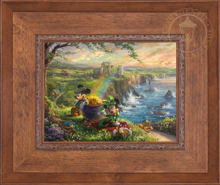 Mickey and Minnie in Ireland, by Thomas Kinkade Studios