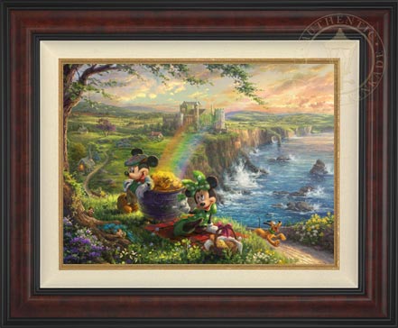 Mickey and Minnie in Ireland, by Thomas Kinkade Studios