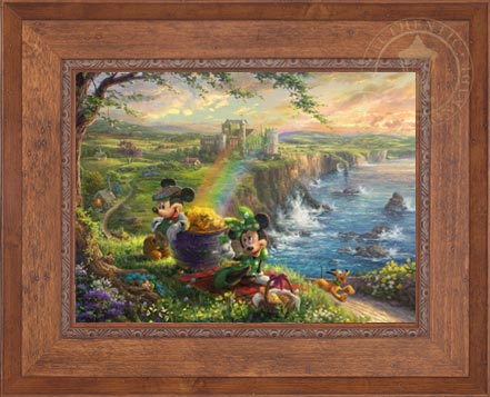 Mickey and Minnie in Ireland, by Thomas Kinkade Studios