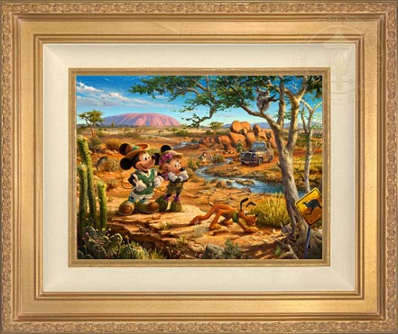 Mickey and Minnie in the Outback, by Thomas Kinkade Studios