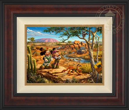 Mickey and Minnie in the Outback, by Thomas Kinkade Studios