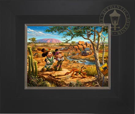 Mickey and Minnie in the Outback, by Thomas Kinkade Studios