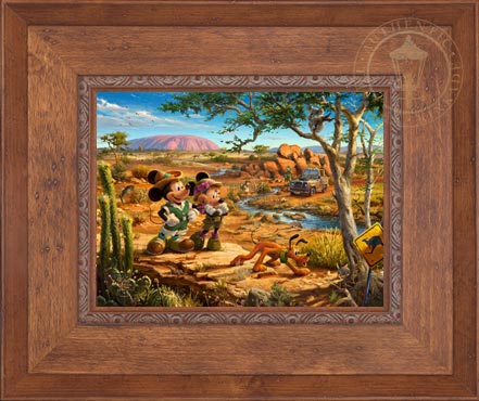 Mickey and Minnie in the Outback, by Thomas Kinkade Studios