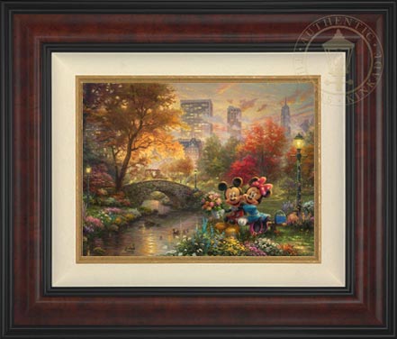 Mickey and Minnie - Sweetheart Central Park, by Thomas Kinkade Studios