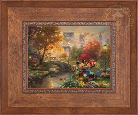 Mickey and Minnie - Sweetheart Central Park, by Thomas Kinkade Studios