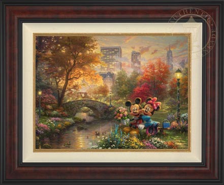 Mickey and Minnie - Sweetheart Central Park, by Thomas Kinkade Studios
