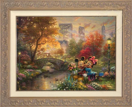 Mickey and Minnie - Sweetheart Central Park, by Thomas Kinkade Studios