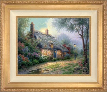 Moonlight Cottage, by Thomas Kinkade