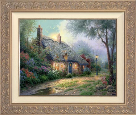 Moonlight Cottage, by Thomas Kinkade