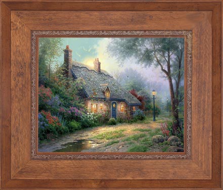 Moonlight Cottage, by Thomas Kinkade